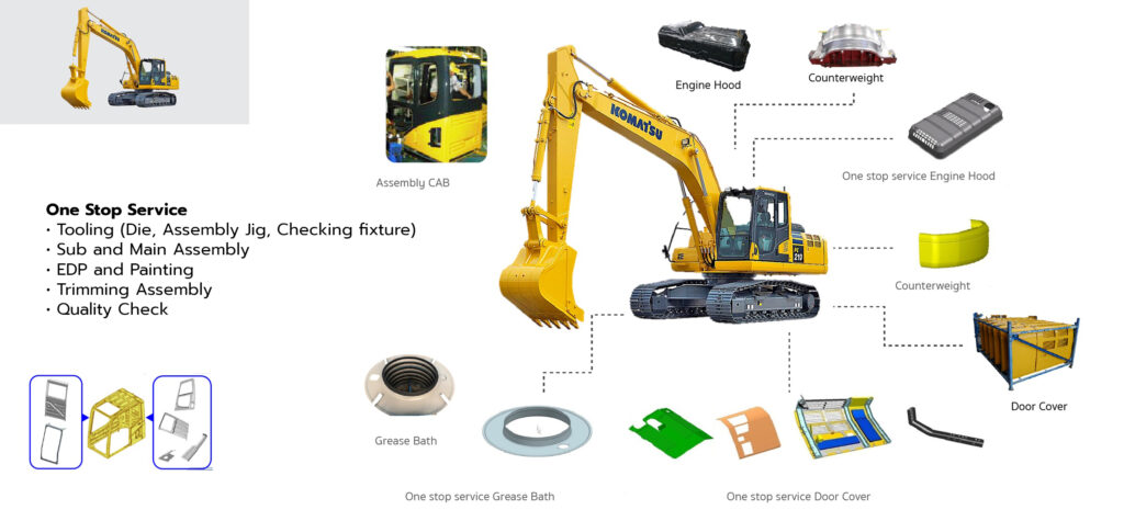 products body parts komatsu